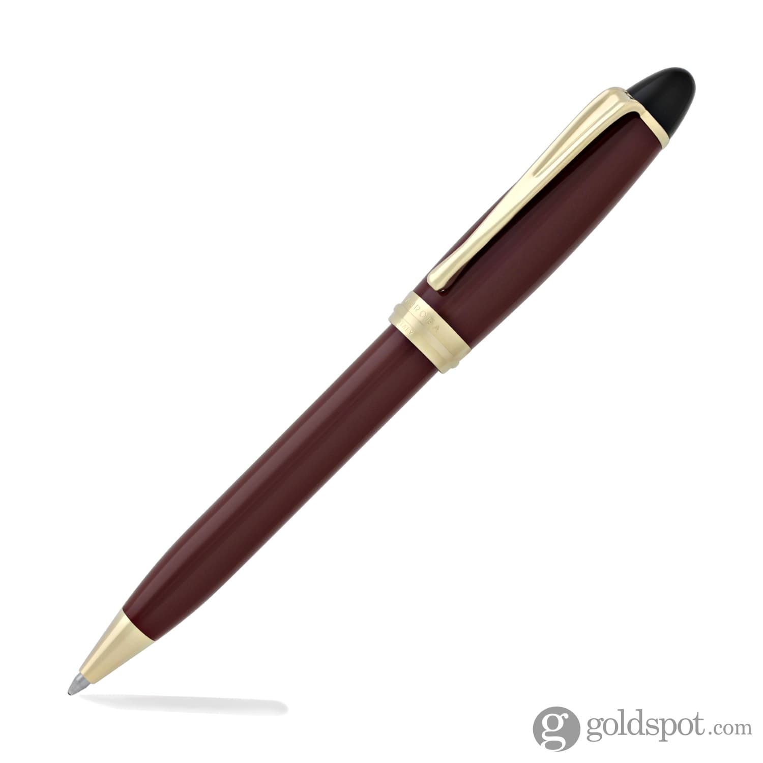 Aurora Ipsilon Luxury Resin Ballpoint Pen - Bordeaux Red | Premium Writing Instrument for Business, Gifts & Collectors