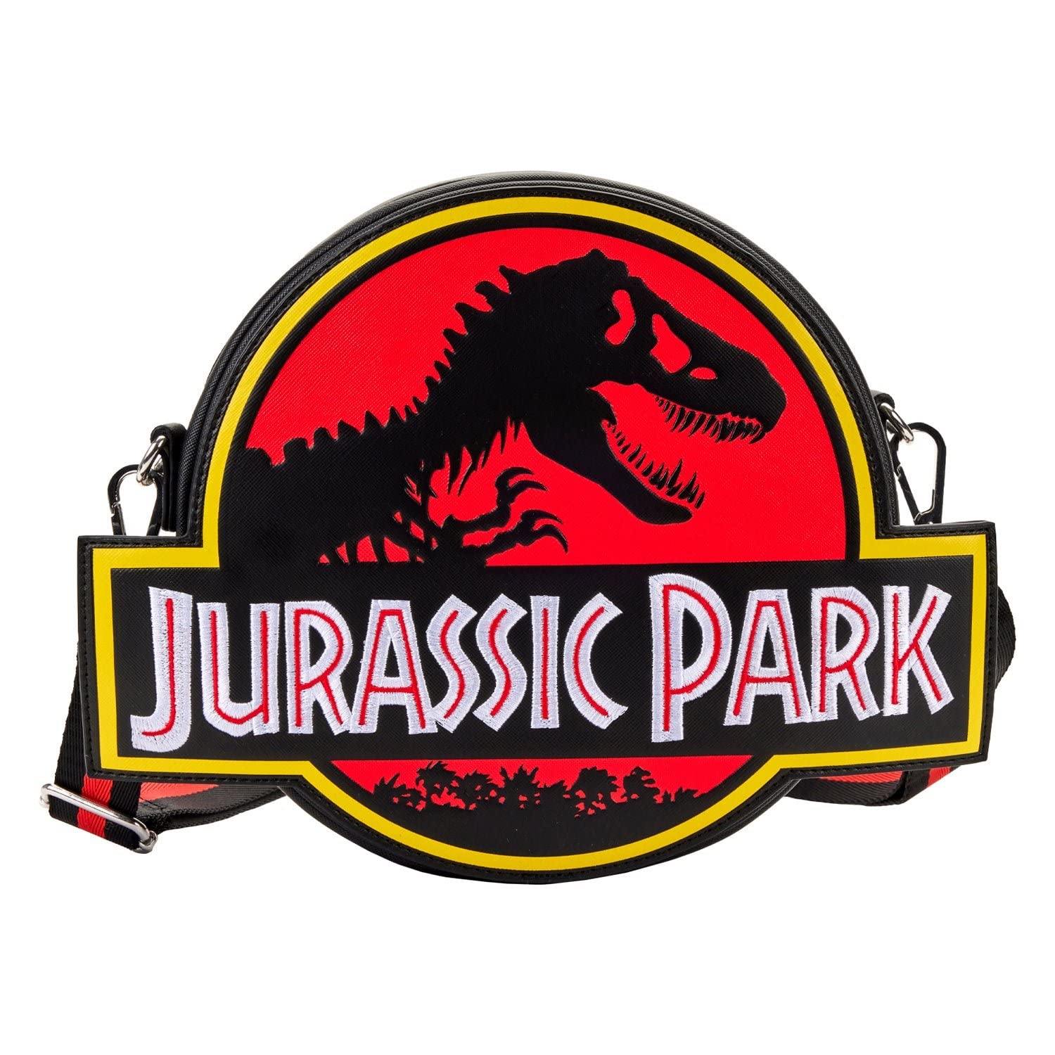 Loungefly Universal Jurassic Park Logo Crossbody Bag - Stylish Dinosaur Themed Purse for Women, Perfect for Theme Parks, Movies & Everyday Use