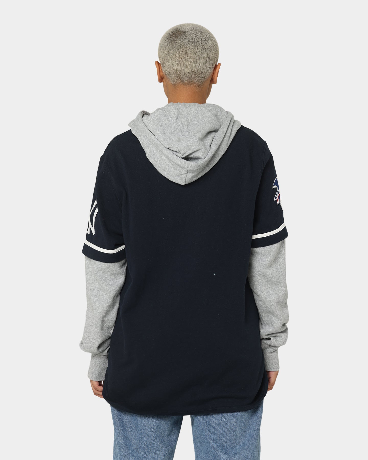 47 Brand New York Yankees Shortstop Hoodie - Navy Blue Pullover for Men & Women - Cozy Fall & Winter Wear for Baseball Fans & Street Style