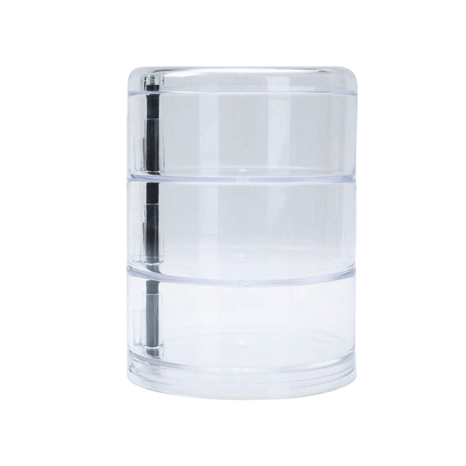 Rotating Multifunctional Jewelry Organizer Box - Durable Transparent Storage with 360° Rotation for Necklaces, Rings & Earrings - Perfect for Bedroom Vanity, Closet Organization & Gift Giving