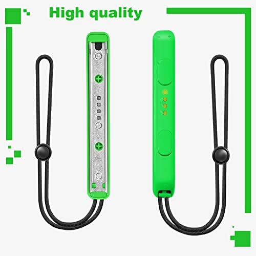 XBERSTAR 1 Pair Portable Controller Hand Strap for Nintendo Switch - Comfortable Wrist Rope for Joy-Con & Pro Controller (Green) - Perfect for Gaming on the Go, Travel & Long Play Sessions