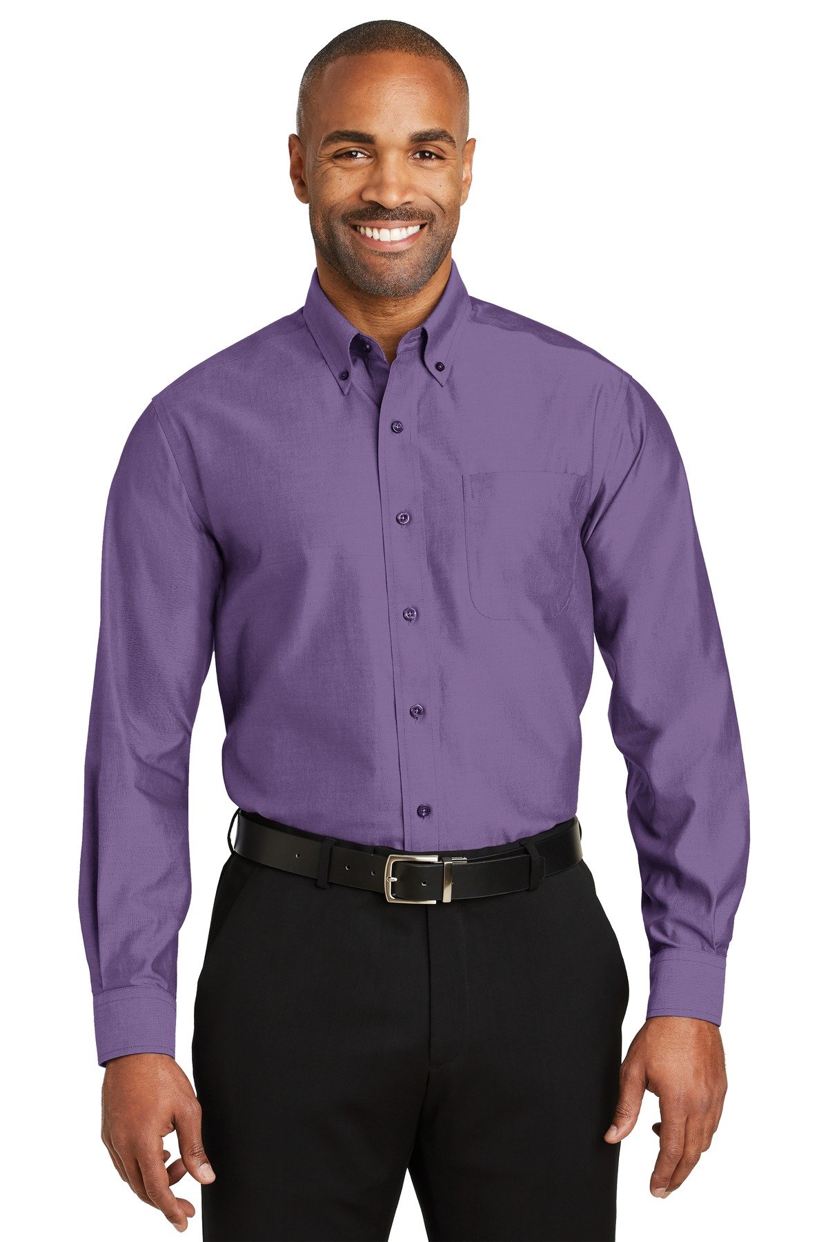 Red House Men's Non-Iron Pinpoint Oxford Shirt - Premium Wrinkle-Free Dress Shirt for Business & Formal Occasions