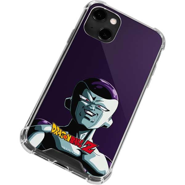 Skinit Clear Phone Case for iPhone 13 - Official Dragon Ball Z Frieza Design | Protective Slim Cover for Everyday Use & Anime Fans