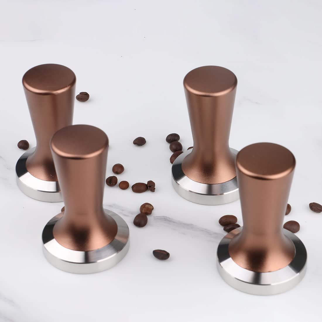 Premium 51mm Coffee Tamper - Barista Espresso Tamper with Ergonomic Handle for Perfect Coffee Grounds Pressing | Ideal for Home Brewing & Professional Espresso Machines