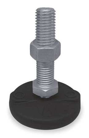 5/8-11 Level Mount Swivel Stud with 5-Inch Base - Adjustable Firearm Bipod Accessory for Hunting & Shooting Ranges