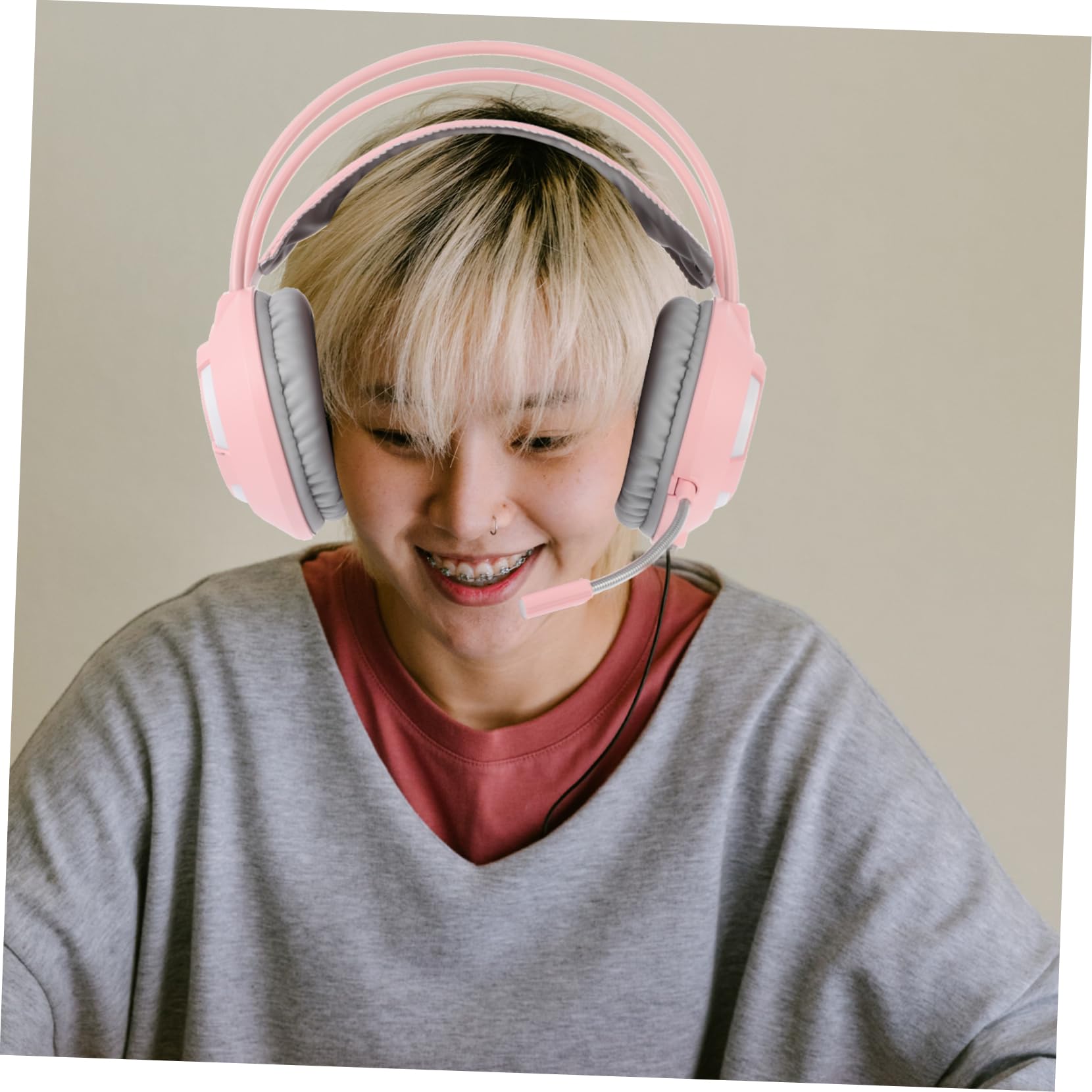 Gadpiparty Professional PC Gaming Headset with Noise Cancelling Microphone - Immersive Surround Sound for Gamers - Perfect for Esports, Streaming & Online Meetings