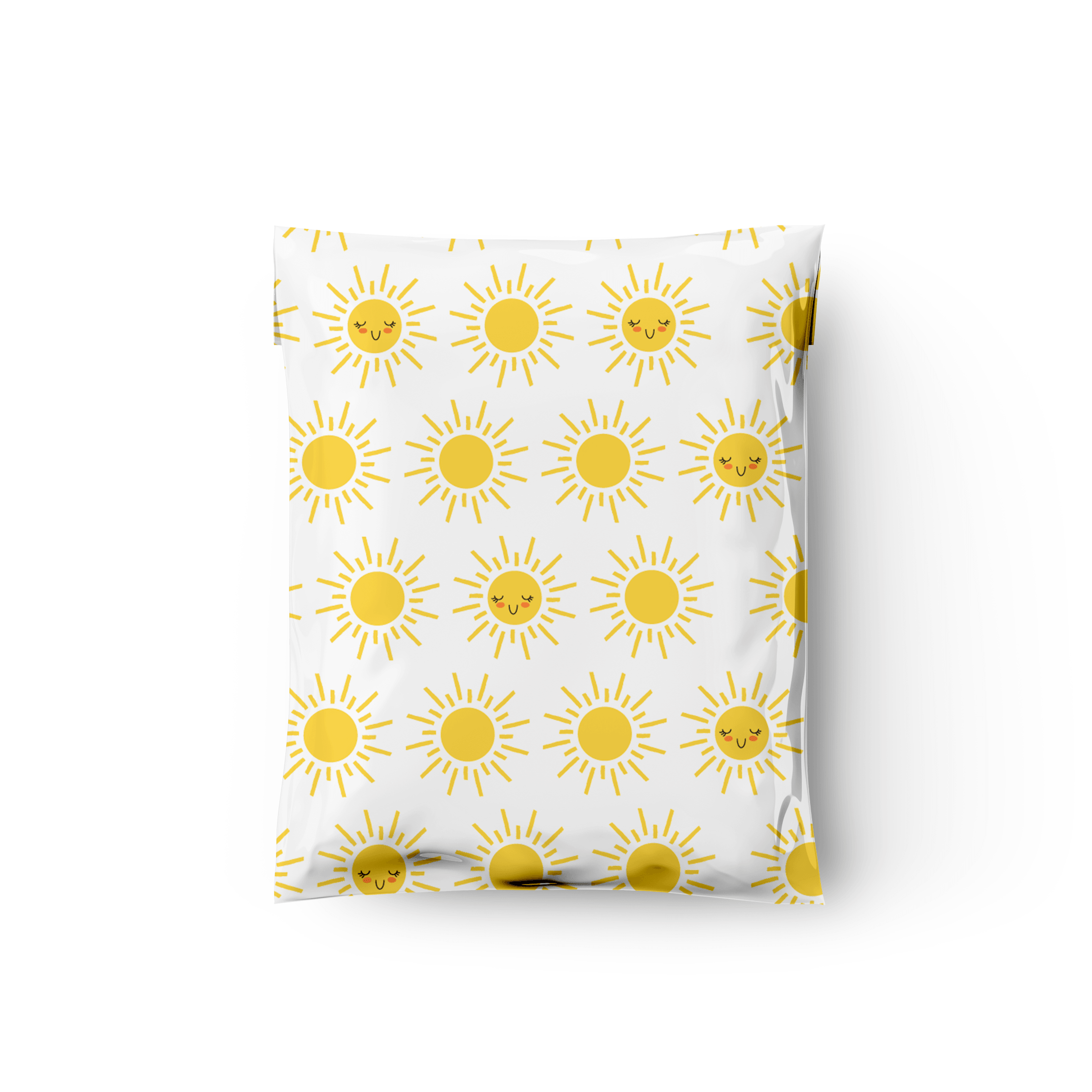 10x13 Sunshine Designer Poly Mailers - Premium Printed Shipping Envelopes for Ecommerce, Business & Retail | Waterproof Mailing Bags for Packages, Gifts & Online Stores