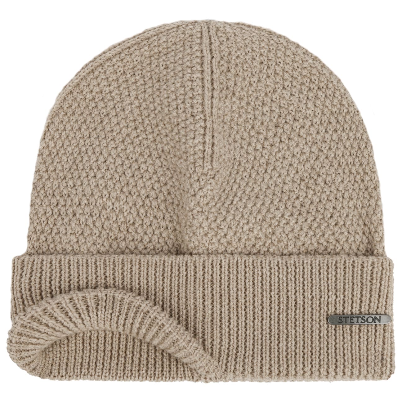 Stetson Rodrick Merino Wool Knit Hat for Men - Soft & Warm Winter Beanie for Outdoor Activities, Skiing & Hiking