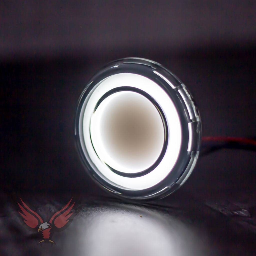 Eagle Lights HALOS 2 Front LED Turn Signals for Harley Davidson Motorcycles - High Visibility Daytime Running Lights for Enhanced Safety on Cruiser and Touring Bikes