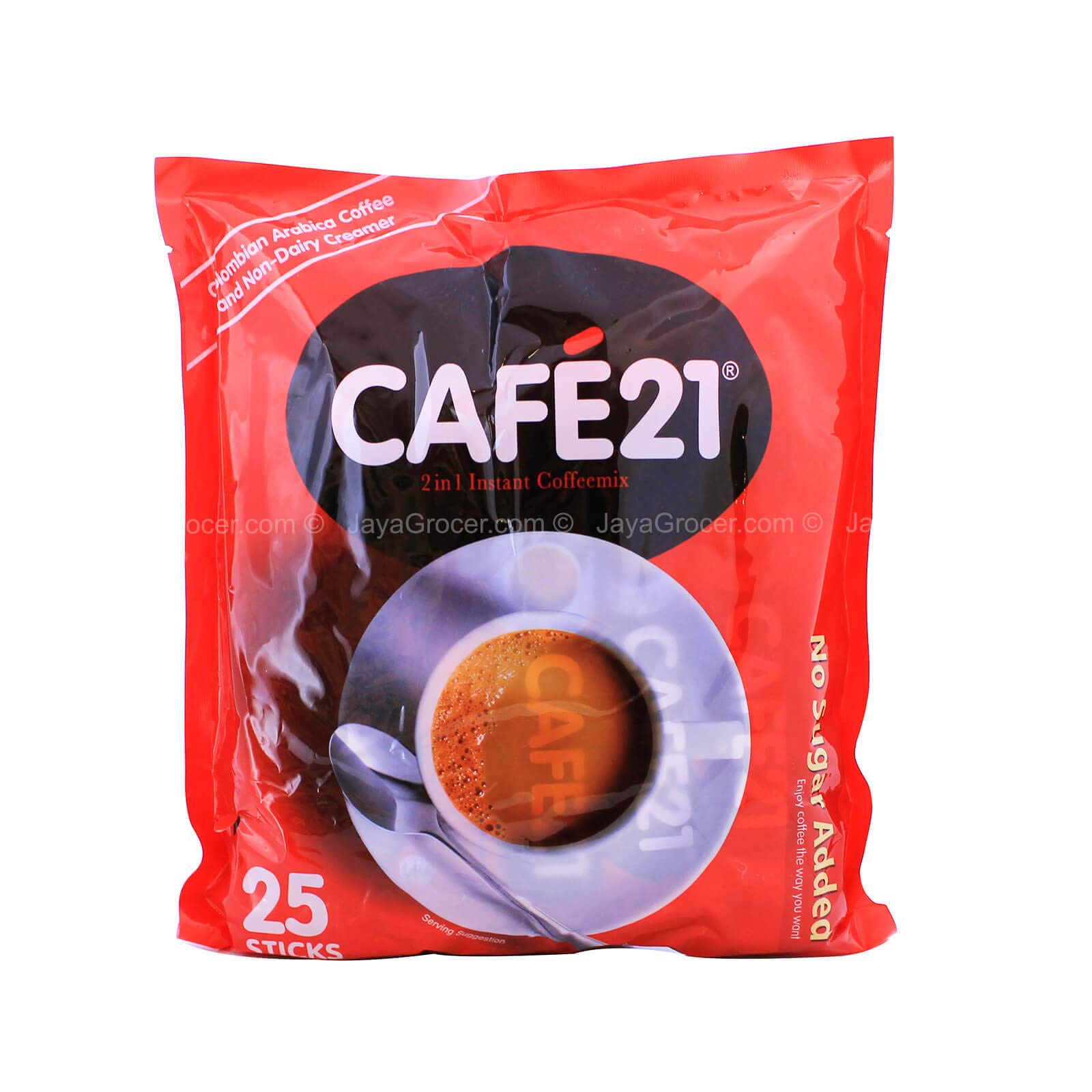 10 Pack Cafe21 2-in-1 Instant Coffee Mix - Sugar Free (250 Sachets Total) | Fast Shipping | Perfect for Office, Travel & Home Use