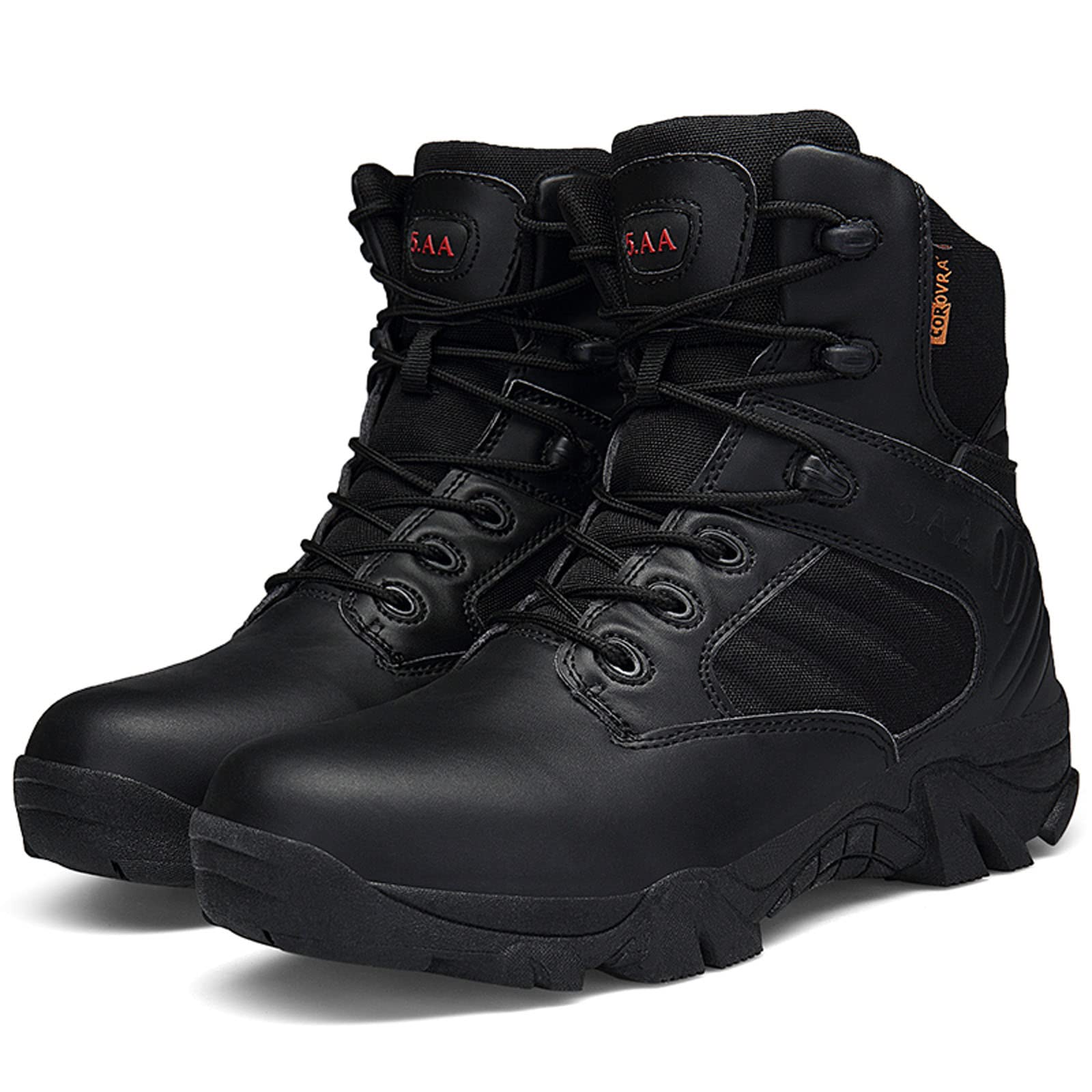 Men's Tactical Boots - Military Combat Hiking Boots for Outdoor Trekking, Mountaineering & Backpacking - Durable Commando Boots for Adventure & Survival Scenarios
