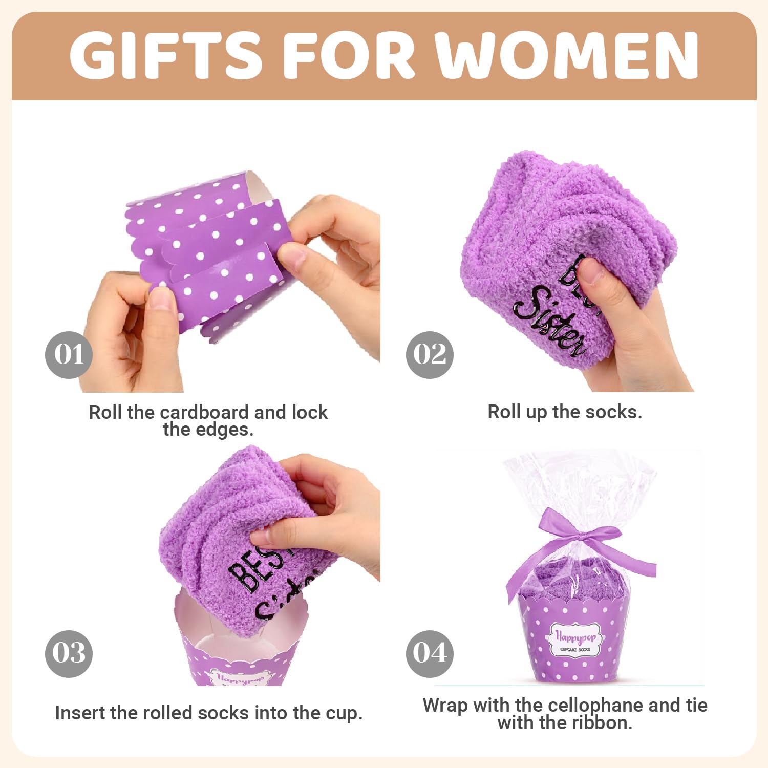 HappyPop Thoughtful Gifts for Women - Birthday, Anniversary, Mother's Day Presents for Sister, Daughter, Aunt & Mother-in-Law | Perfect for Special Occasions & Surprise Gift Giving