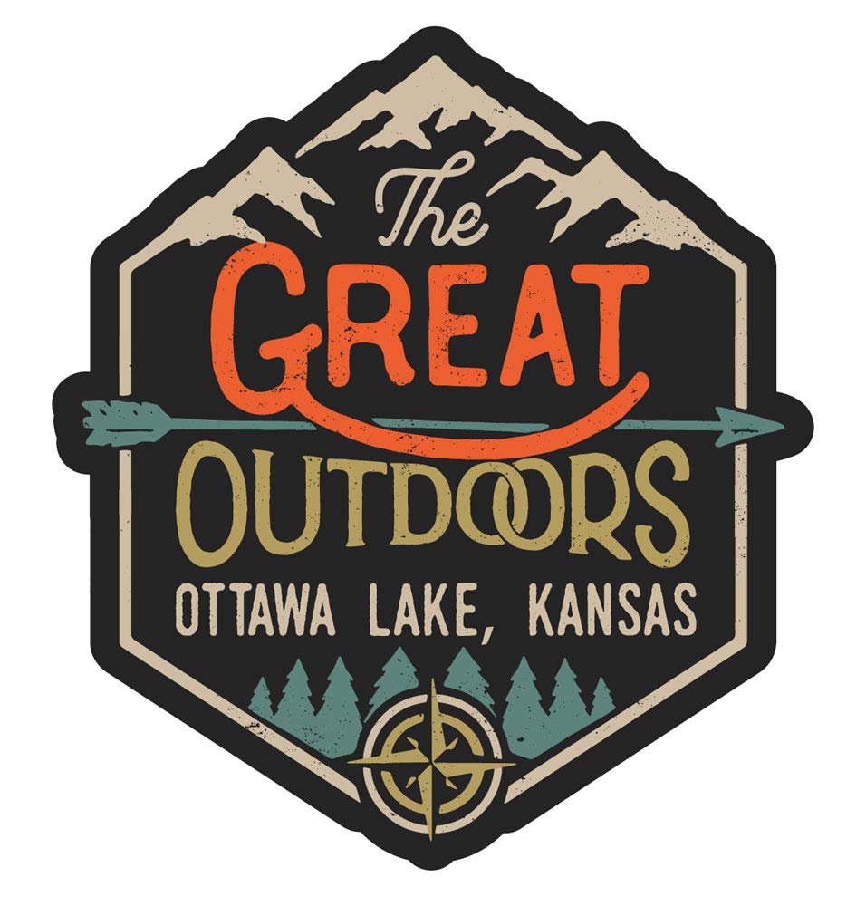 Ottawa Lake Kansas The Great Outdoors 4-Inch Fridge Magnet - Perfect for Refrigerators, Lockers & Office Decor | Collectible Souvenir for Nature Lovers & Travel Enthusiasts
