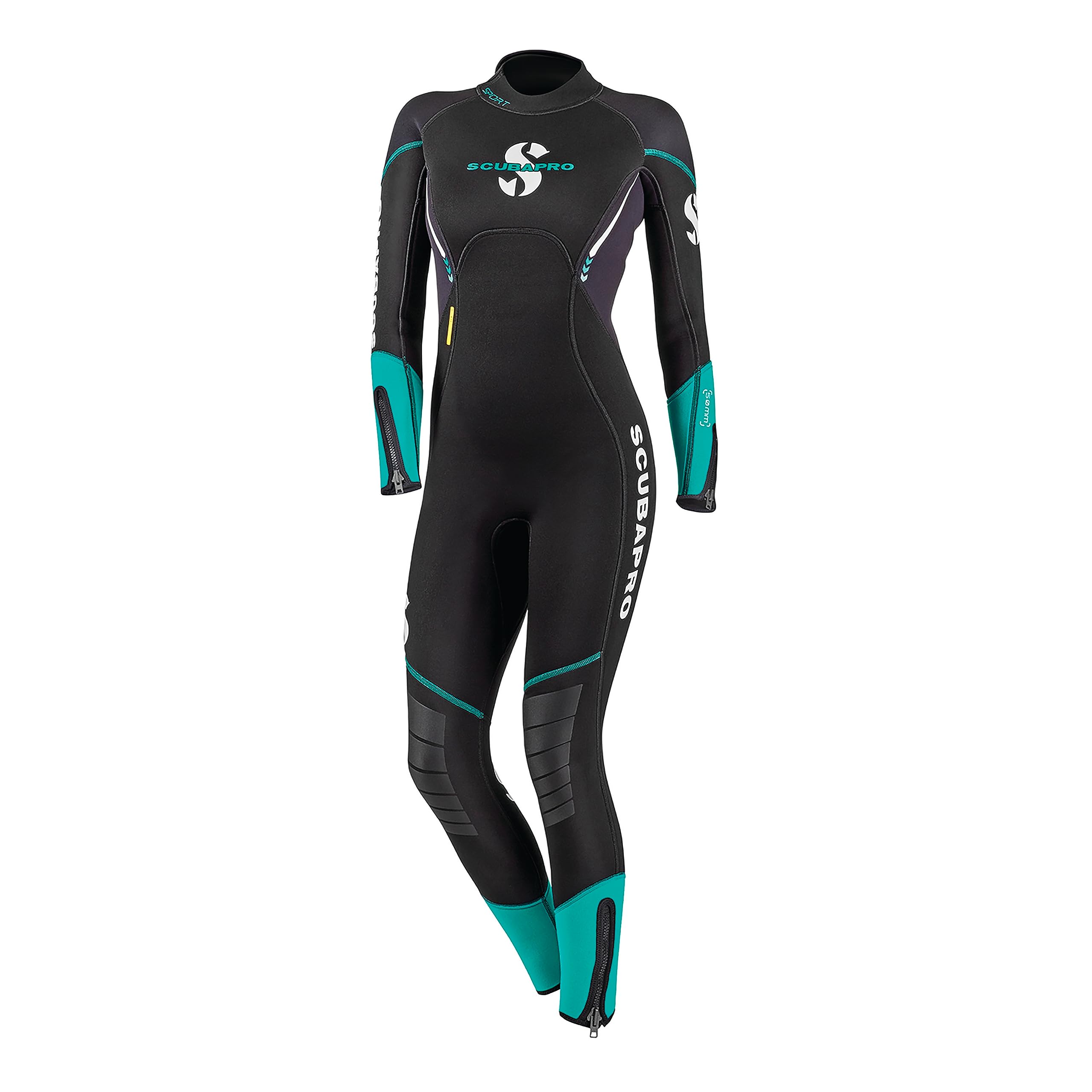 Scubapro Sport Steamer 5mm Back-Zip Women's Wetsuit for Scuba Diving, Snorkeling & Water Sports - Premium Neoprene Full Body Swimsuit with Comfort Fit