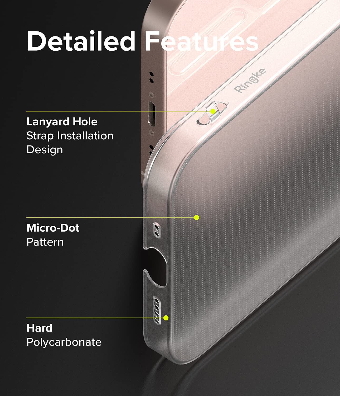 Ringke Slim Translucent iPhone 13 Mini Case - Ultra Thin Hard PC with Raised Bezel & Soft Coating | Anti-Yellowing Matte Clear Phone Cover | Perfect for Everyday Protection & Grip