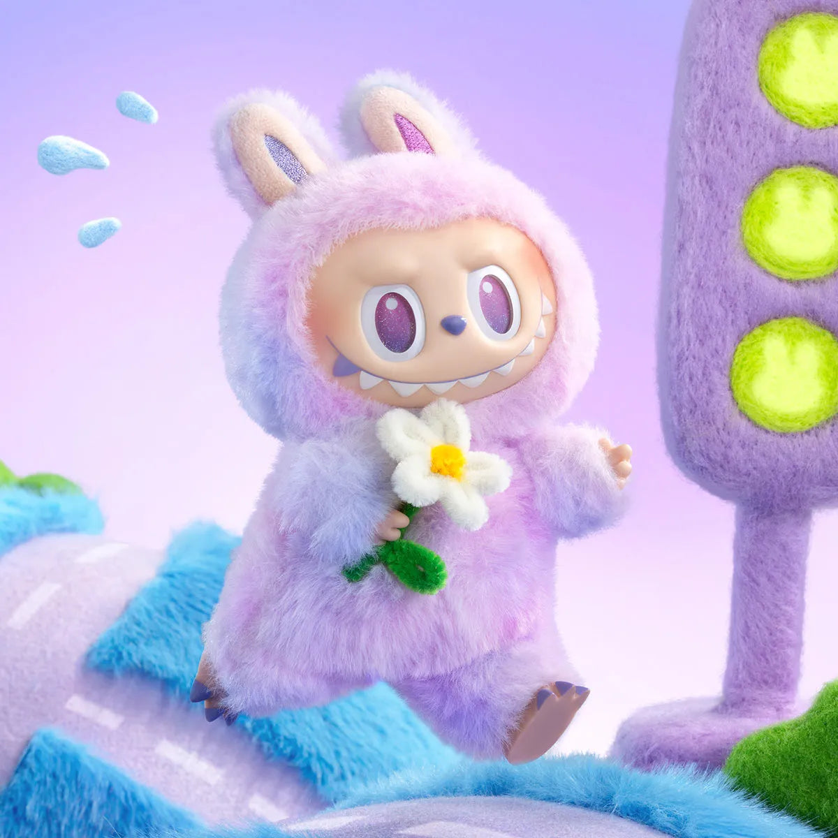 Popmart Labubu V3 Big into Energy Series Vinyl Plush Pendant Blind Box - Cute Collectible Toy for Anime Fans & Gift for Kids (1 Piece) | Perfect for Home Decor, Office Display & Kawaii Fashion Accessory