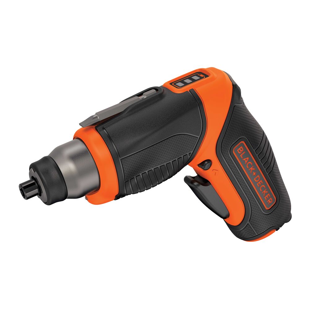 4V MAX Cordless Screwdriver with Picture Hanging Kit - Electric Screwdriver Set for Home DIY, Furniture Assembly & Wall Mounting Projects