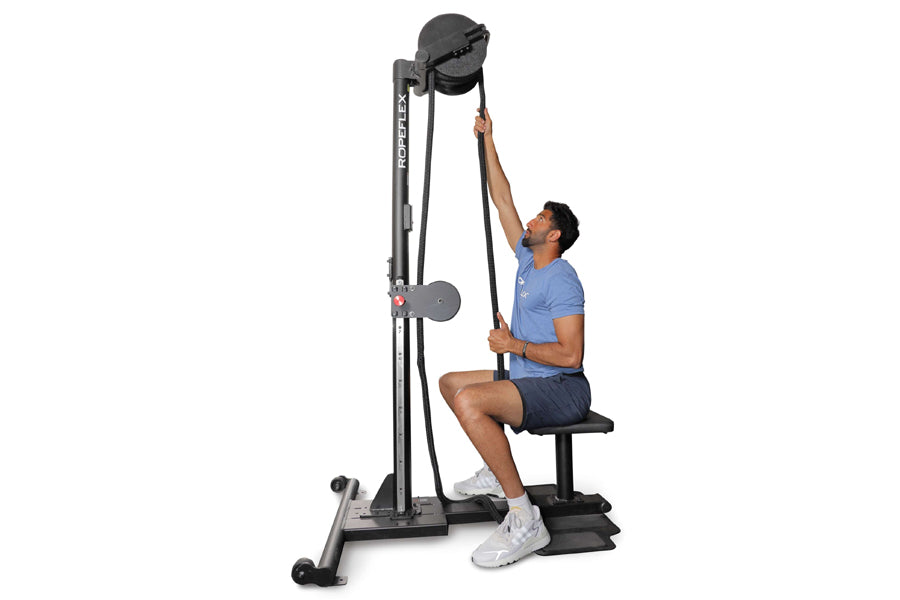 Ropeflex RX2500 Upright Rope Trainer - Premium Home Gym Equipment for Full-Body Workout | Perfect for Cardio, Strength Training & Fitness Enthusiasts | Summer Sale with Extra 6% Off