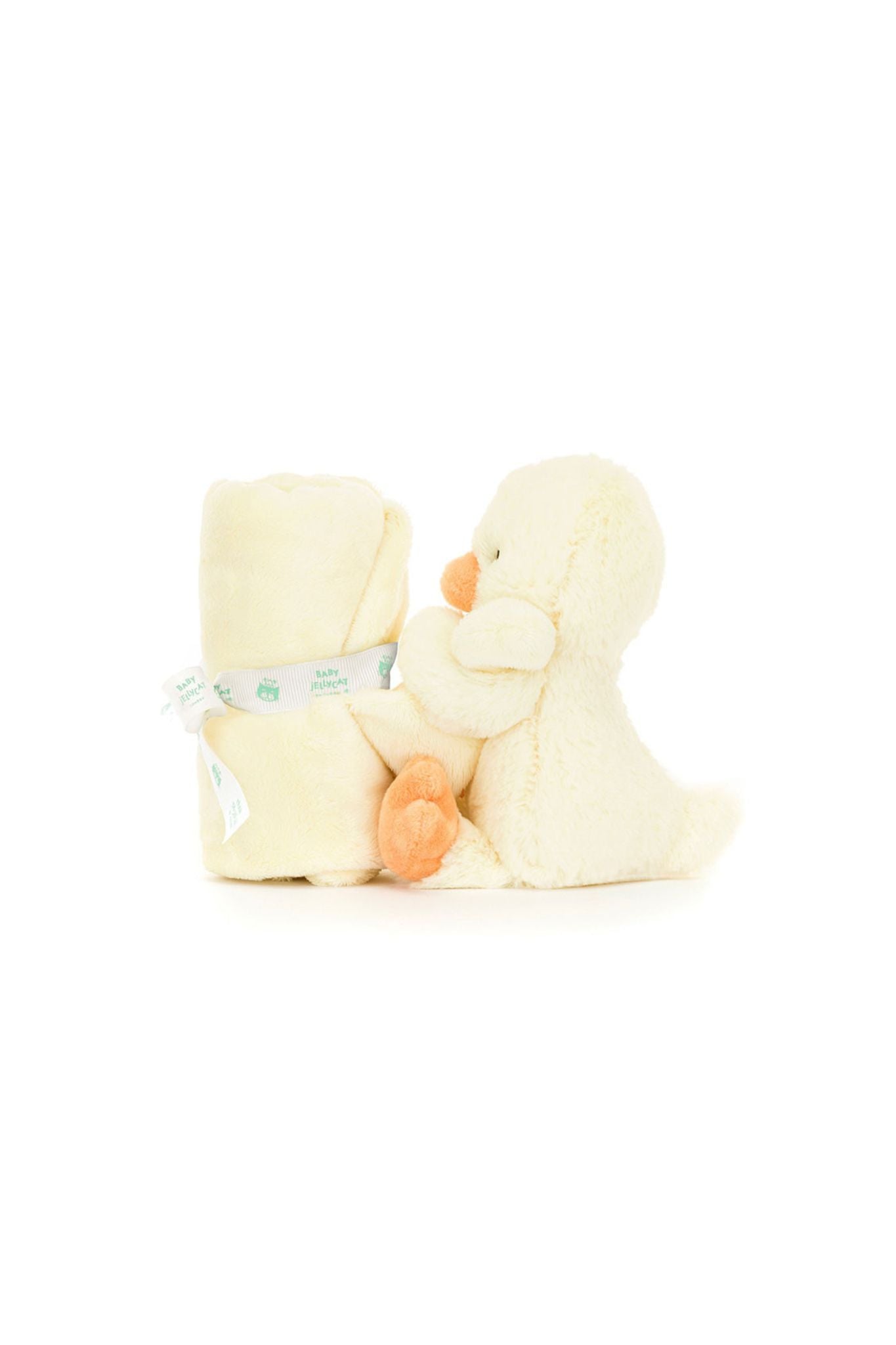 Jellycat Bashful Duckling Plush Toy - Soft & Cuddly Baby Soother for Newborns & Toddlers - Perfect for Nursery, Gifts, and Comforting Sleep