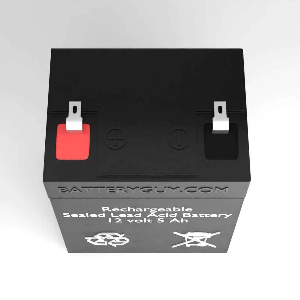 12V 5Ah SLA Replacement Battery (2-Pack) - Rechargeable Sealed Lead Acid Battery for UPS, Solar, Emergency Lights & Power Backup
