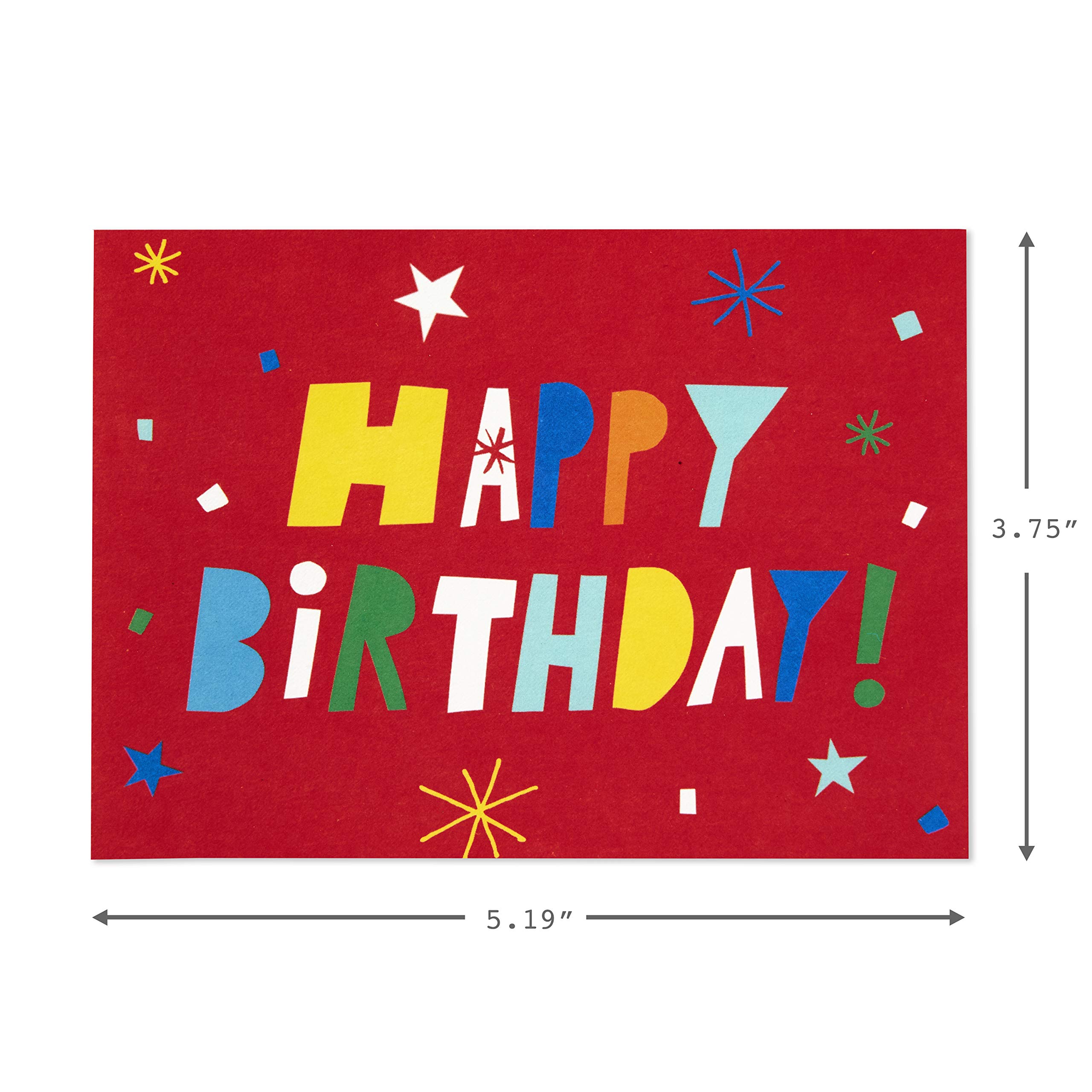 Hallmark Birthday Cards Assortment - 48 Pack with Envelopes, Make a Wish Greeting Cards for Friends & Family - Perfect for Birthdays, Anniversaries & Special Occasions