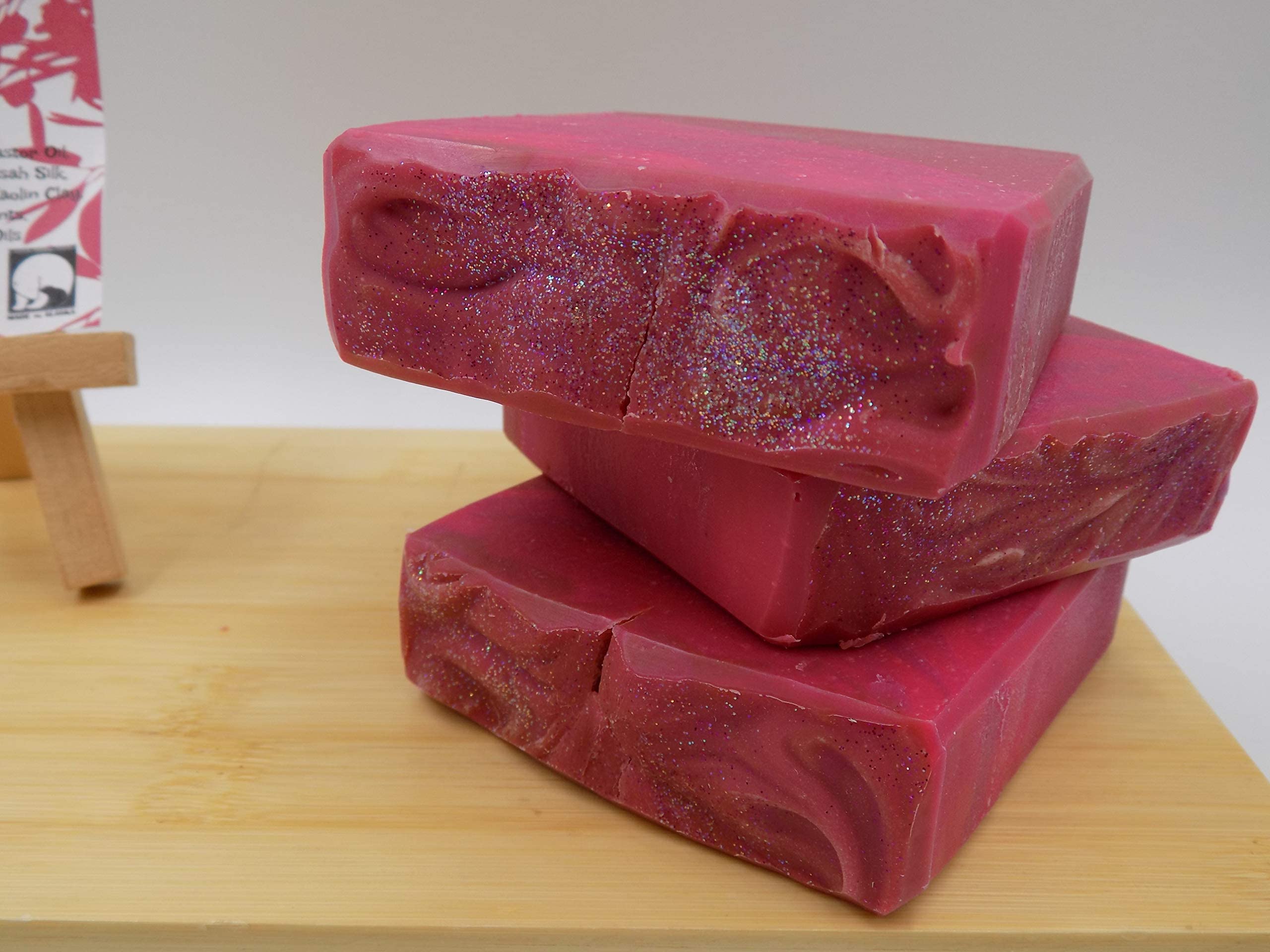 Forever Red Bar Soap - Handmade Natural Soap with Shea Butter & Essential Oils | Moisturizing & Gentle Cleansing for Face & Body | Perfect for Sensitive Skin & Daily Skincare Routine