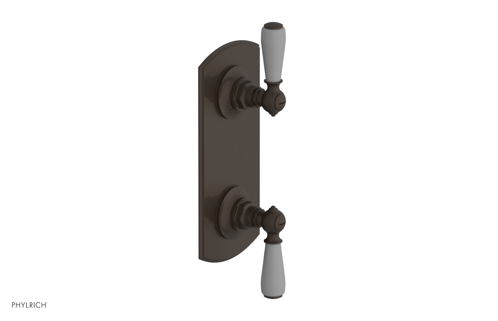 Jamestown Thermostatic Shower Valve with Volume Control & Diverter - Grey Accented Bathroom Fixture for Modern Home Renovation