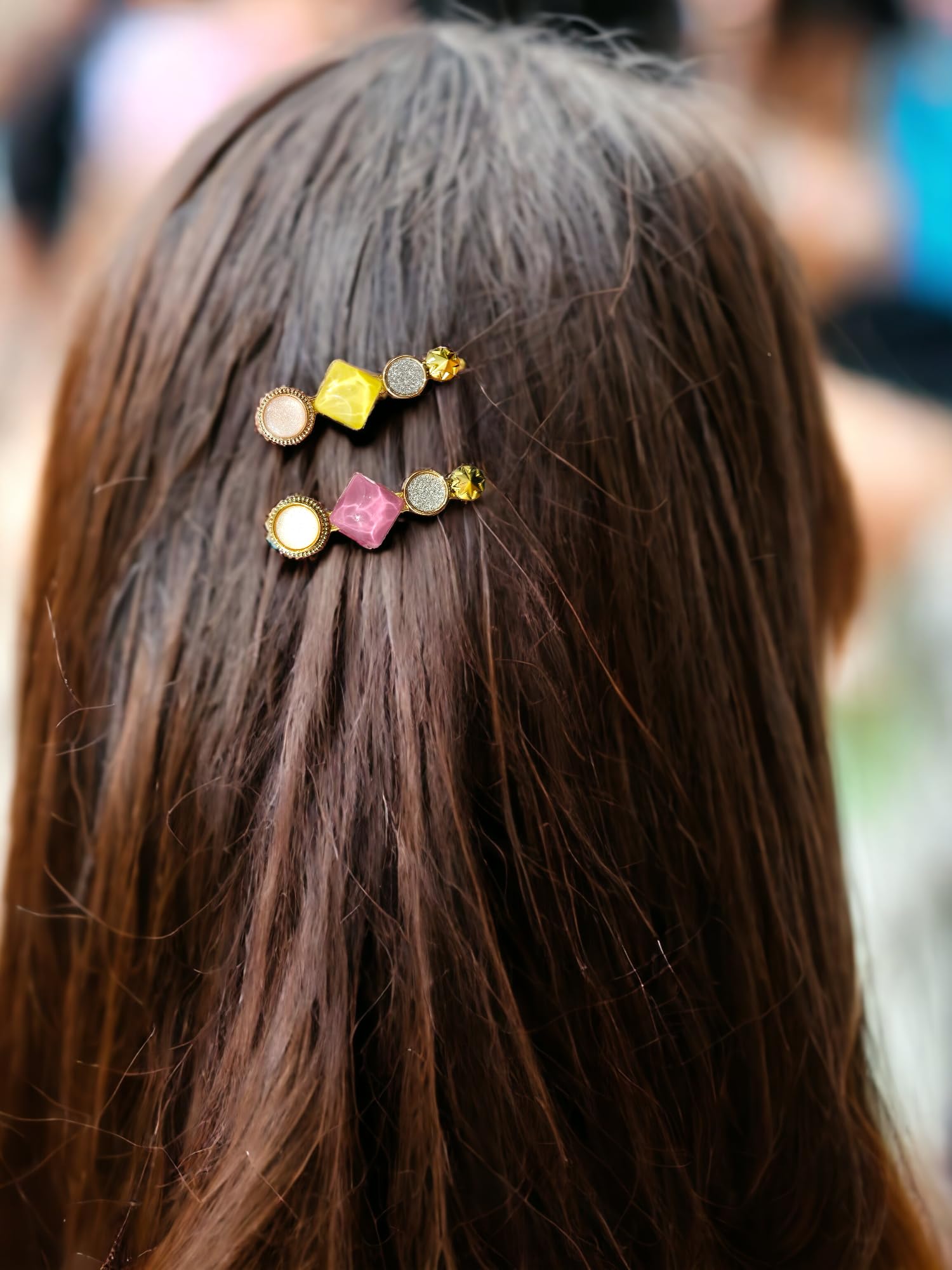 6-Pack Elegant Metal Hair Pins for Women & Girls - Wedding Hair Clips, Updo Accessories, Bun Holders - Perfect for Bridal, Prom, Parties & Everyday Styling