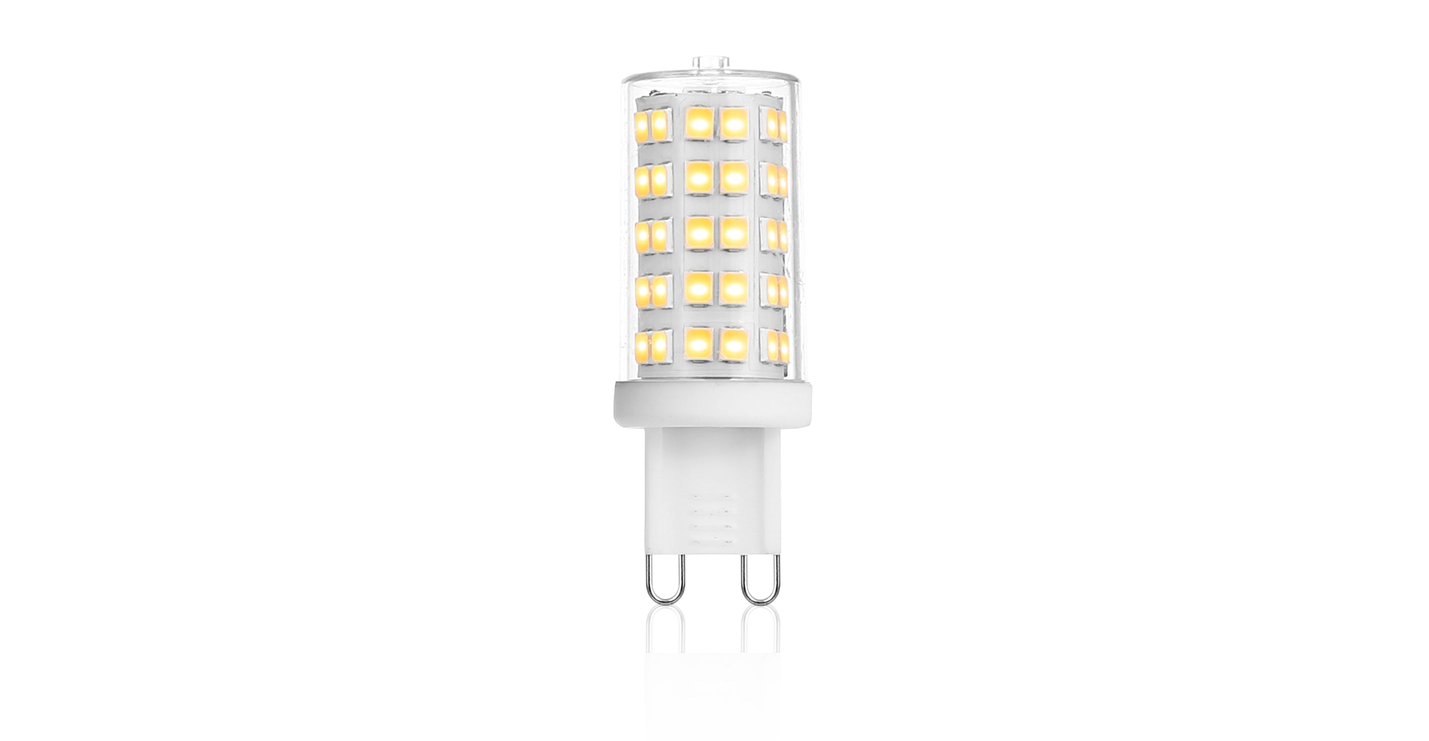 Vita G9 40W Equivalent 4W LED Light Bulb - Energy Saving Dimmable Mini Bulb for Chandeliers, Ceiling Fans, and Decorative Lighting