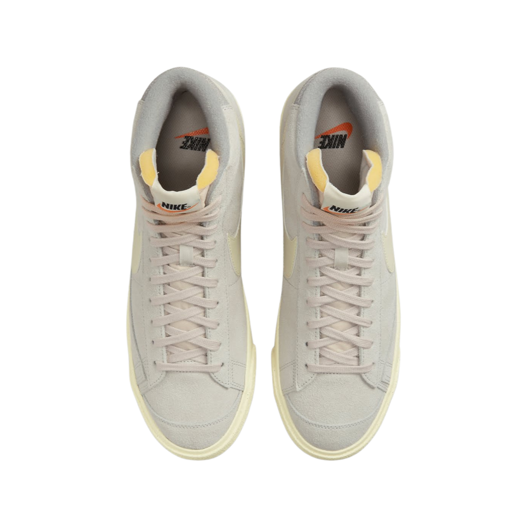 Nike Blazer Mid 77 Vintage Sneakers - Light Bone/Coconut Milk/Medium Grey | Premium Retro Basketball Shoes for Men & Women | Perfect for Casual Wear, Street Style & Vintage Fashion