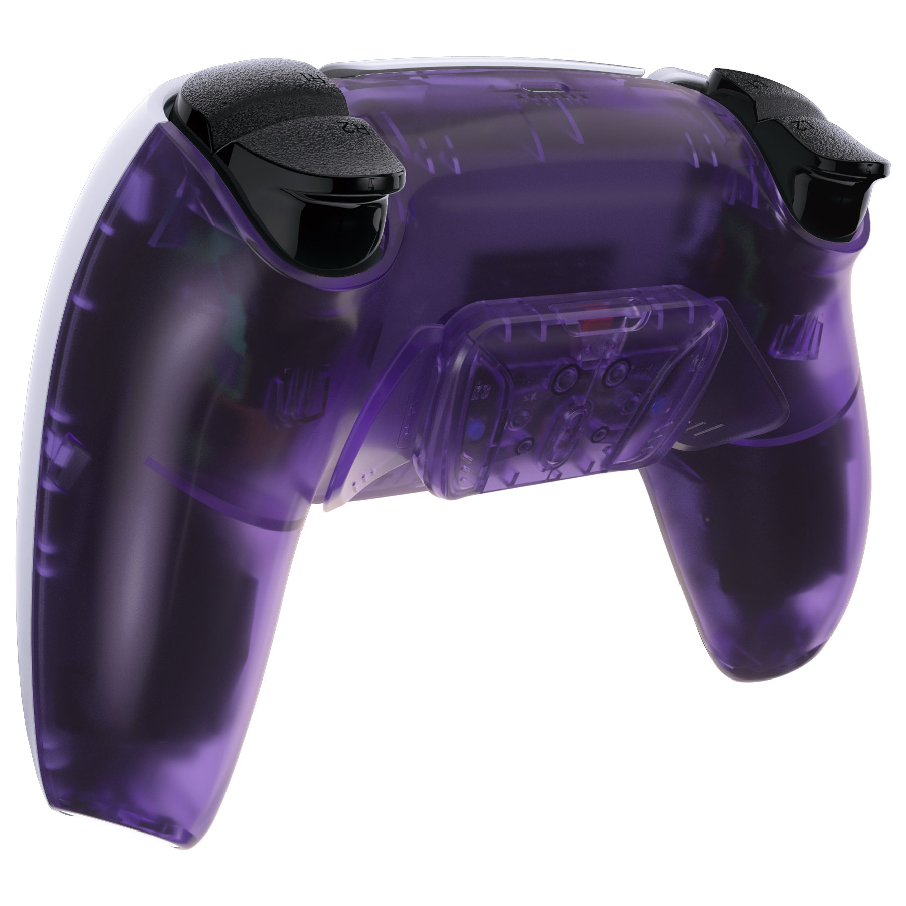 eXtremeRate Remappable RISE4 Remap Kit for PS5 Controller BDM-010/020 - Clear Atomic Purple | Customizable Back Buttons for Gaming | Perfect for FPS, RPG & Competitive Play
