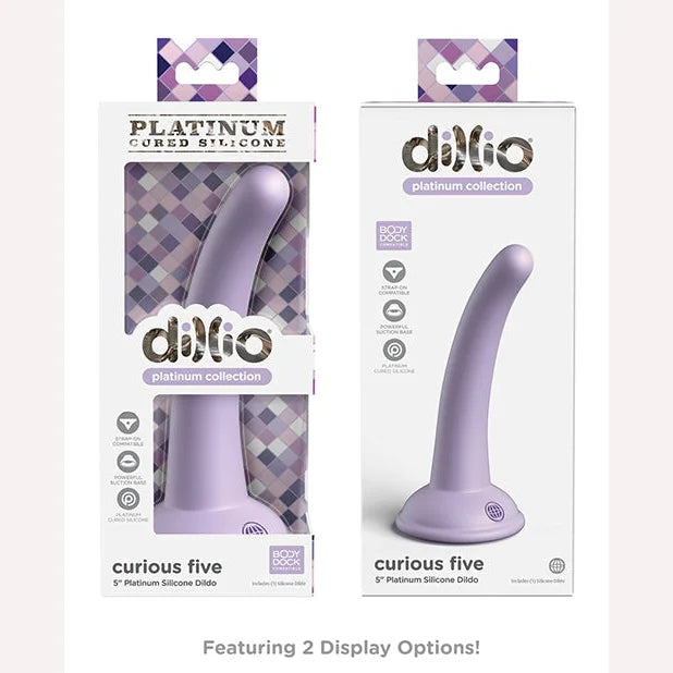 Dillio Platinum 5-Inch Curious Five Purple Hair Clip - Perfect for School, Parties, and Everyday Styling