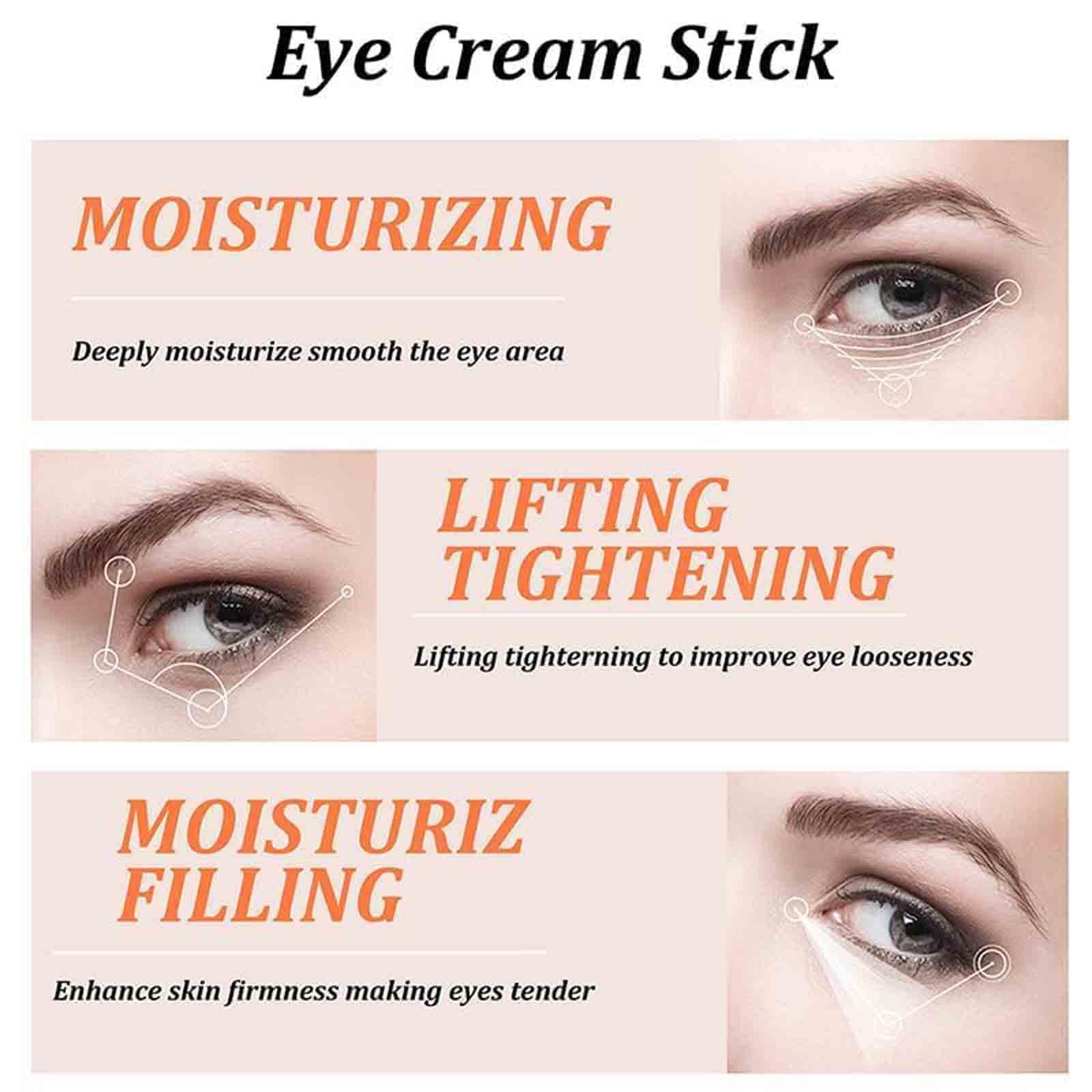 Luminara Lumibalm Eye Stick - Dark Circle & Puffiness Treatment, Anti-Aging Under Eye Cream for Wrinkles & Fine Lines - Perfect for Morning Skincare Routine & Travel