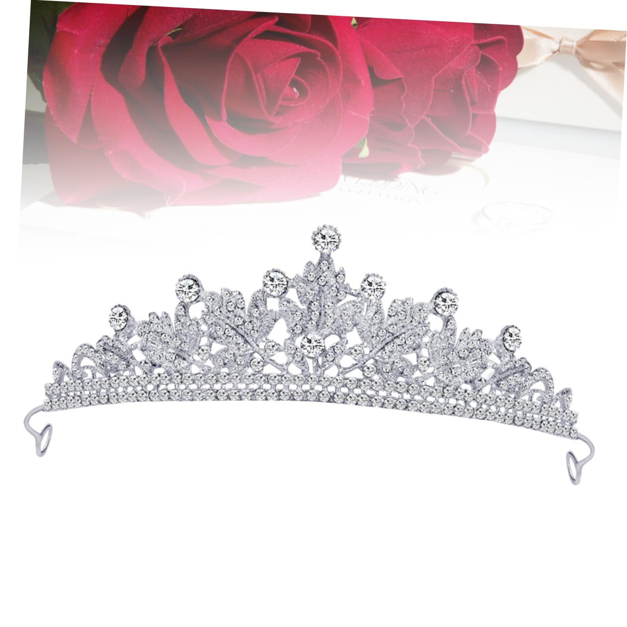 Elegant 3-Piece Rhinestone Bridal Headband Set for Women – Pearl Tiara Crown & Hair Accessories for Wedding, Prom, and Fairytale Princess Themed Events | Perfect for Brides, Bridesmaids, and Special Occasions