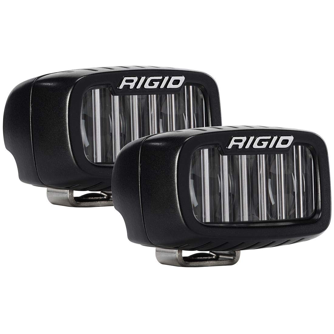 RIGID 902533 SR-M Series SAE Fog Lights - Surface Mount LED Light Pair (Set of 2) for Off-Road Trucks & Jeeps | Durable Driving Lights for Night & Fog Conditions