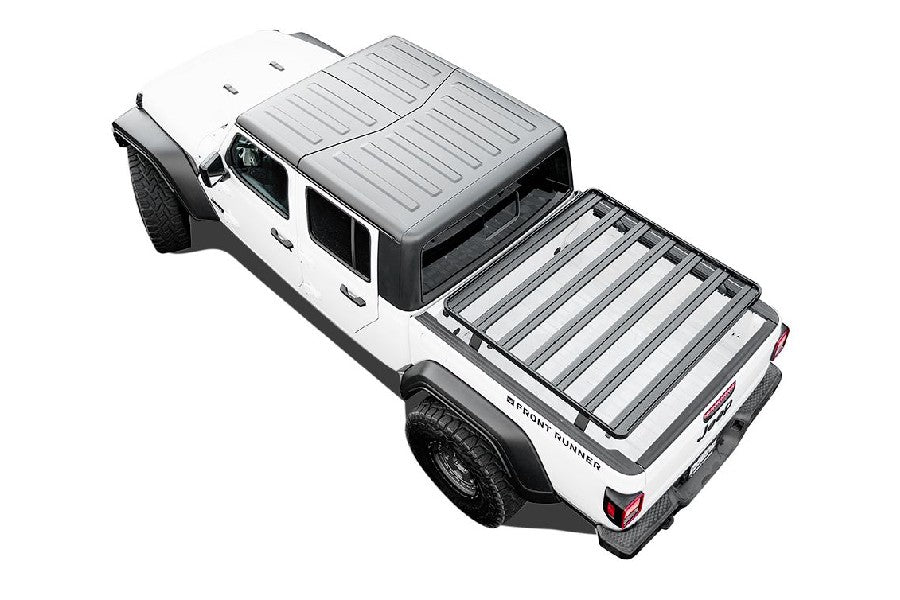 Jeep Gladiator JT Front Runner Slimline II Load Bed Rack Kit - Heavy Duty Aluminum Roof Rack System for Off-Road Adventures & Overlanding Gear Storage