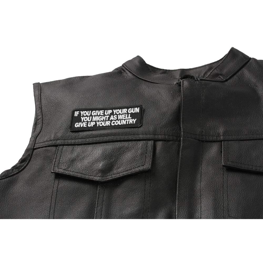2nd Amendment Gun Rights Embroidered Patches - Sew or Iron On for Clothes & Accessories | Perfect for Hats, Jackets, Backpacks & Political Events