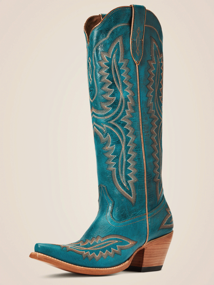 Ariat 10034004 Women's Casanova Western Boots in Turquoise - Perfect for Country Dancing, Rodeos & Western Fashion