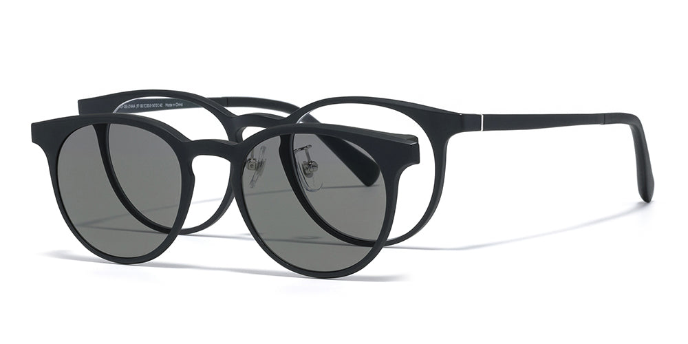 JINS Switch Flip Up 214 Blue Light Blocking Glasses - Anti Eye Strain for Gaming, Reading & Computer Use - Stylish & Comfortable Eyewear for Work & Study
