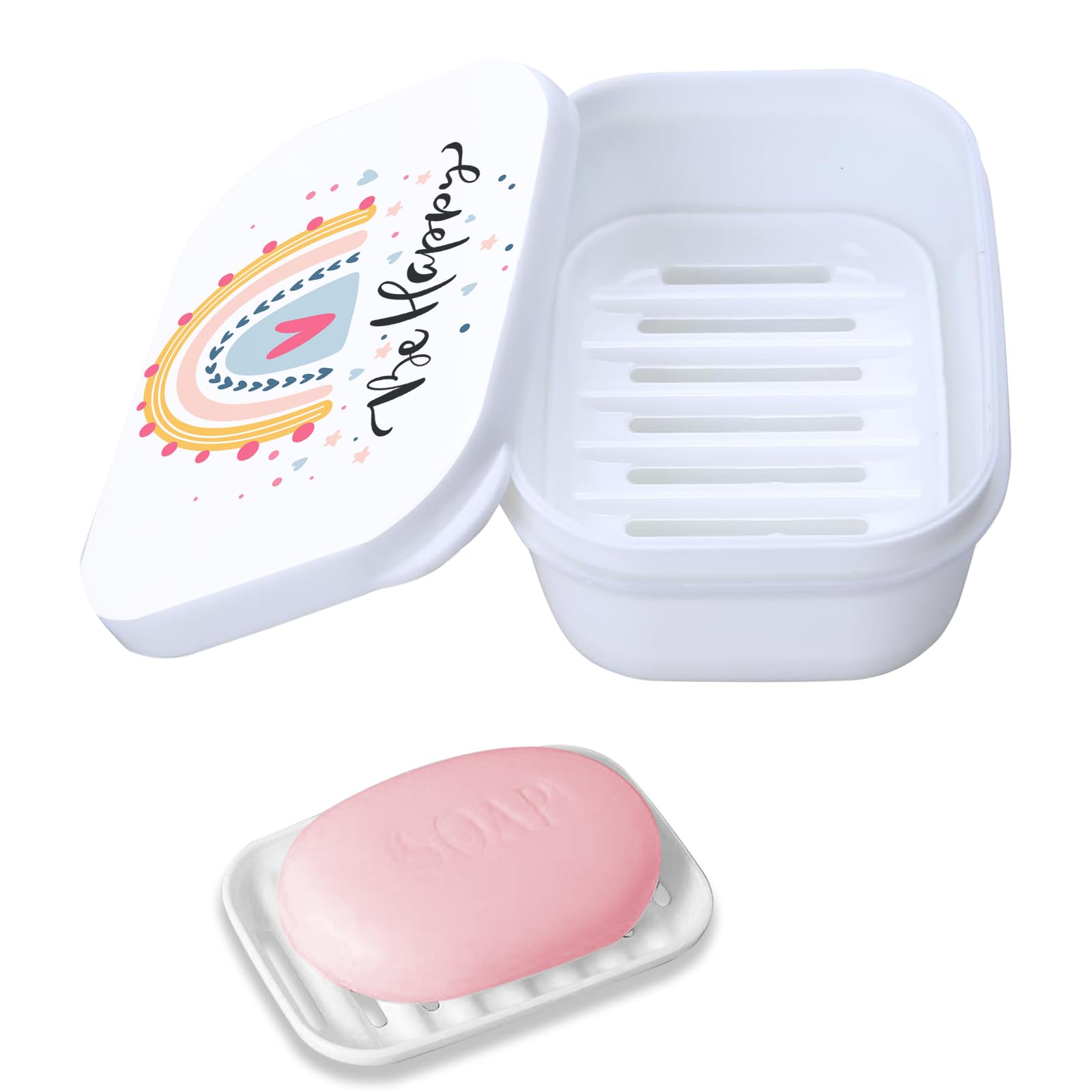 Travel Soap Holder 1 Pack - Portable & Leak-Proof Soap Dish for Bar Soap | Compact Toiletry Organizer for Camping, Gym & Hotel Travel Accessories