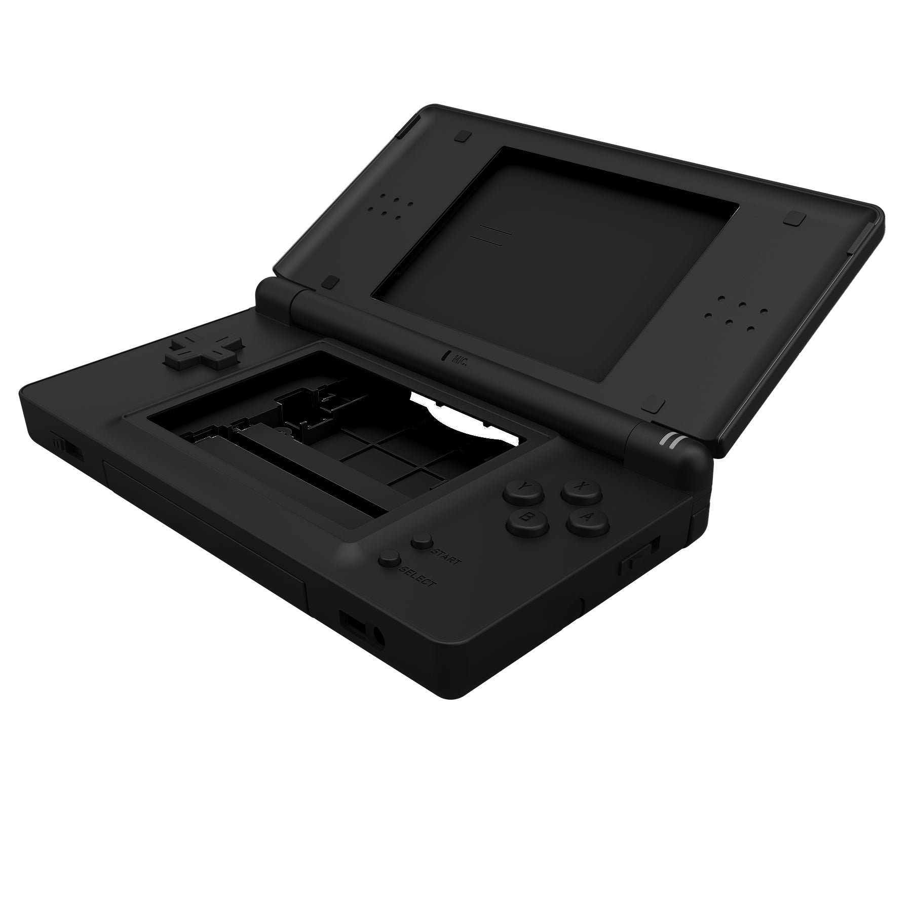 eXtremeRate Replacement Full Housing Shell & Buttons with Screen Lens for Nintendo DS Lite NDSL - Black | DIY Repair Kit for Nintendo DS Lite Console | Perfect for Gaming Enthusiasts & Home Repair