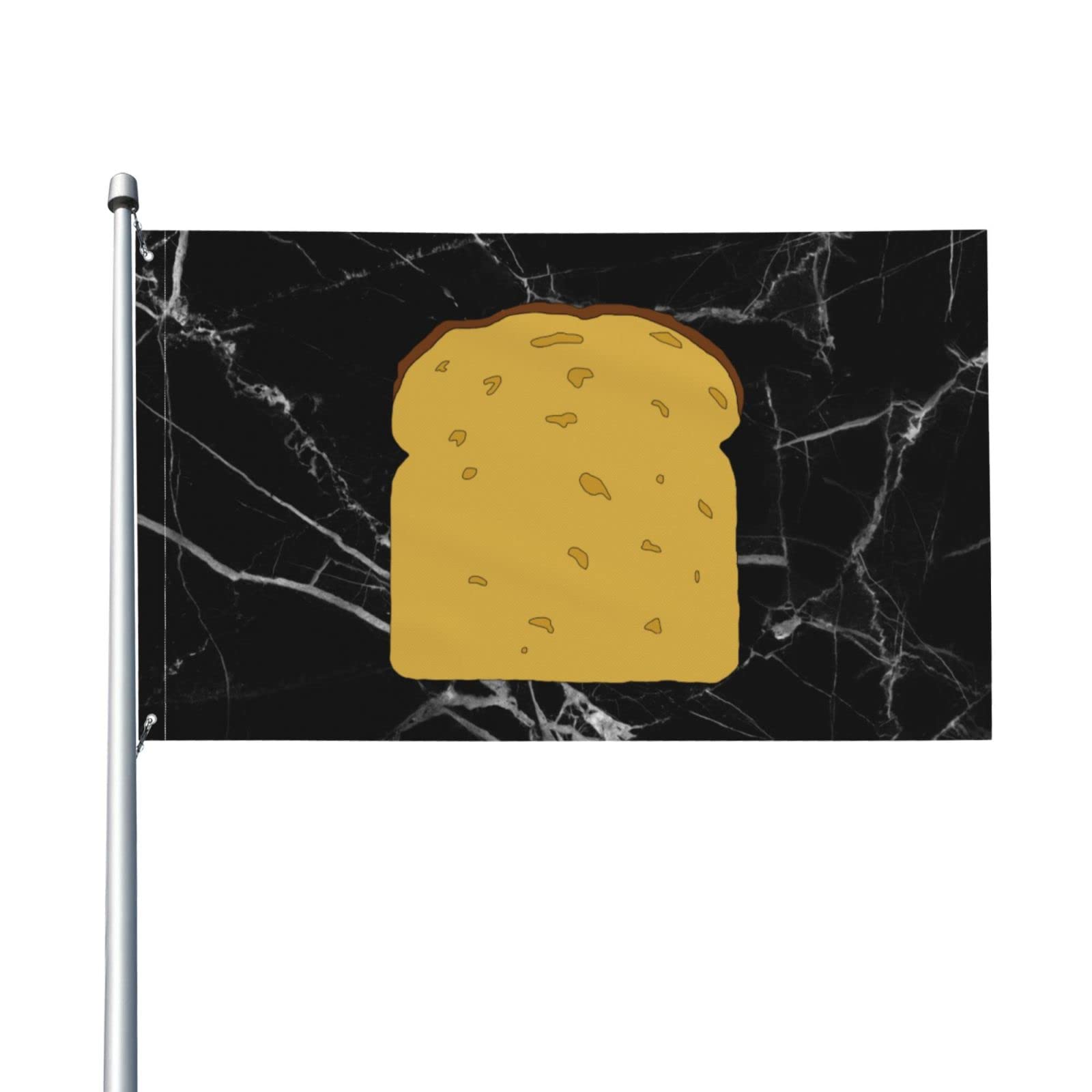 Funny Bread-Themed Garden Flags 3x5ft - Veswiya Outdoor Yard Banners for Home Decor | Perfect for Front Porch, Lawn Decoration & Seasonal Celebrations