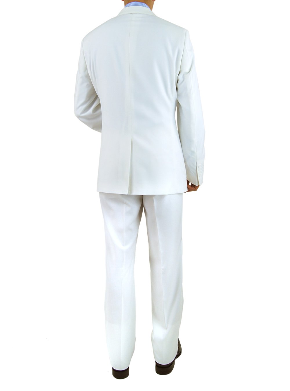 Salvatore Exte Men's 2-Button Modern Fit Suit Set - Slim Fit Blazer & Dress Pants for Business, Wedding & Formal Events