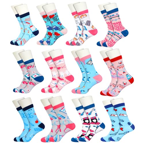 6 Pink and 6 Blue