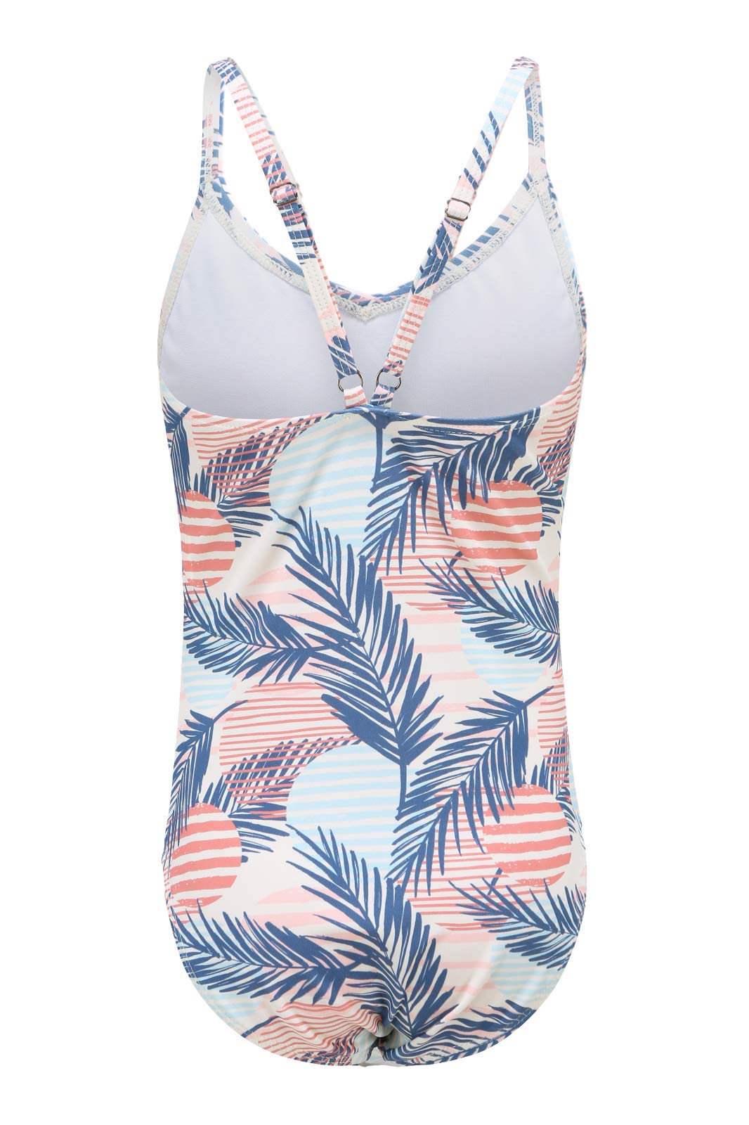 Rainbow Striped One Piece Swimsuits for Girls - Cute Bathing Suits for Kids, Beach, Pool & Summer Water Activities