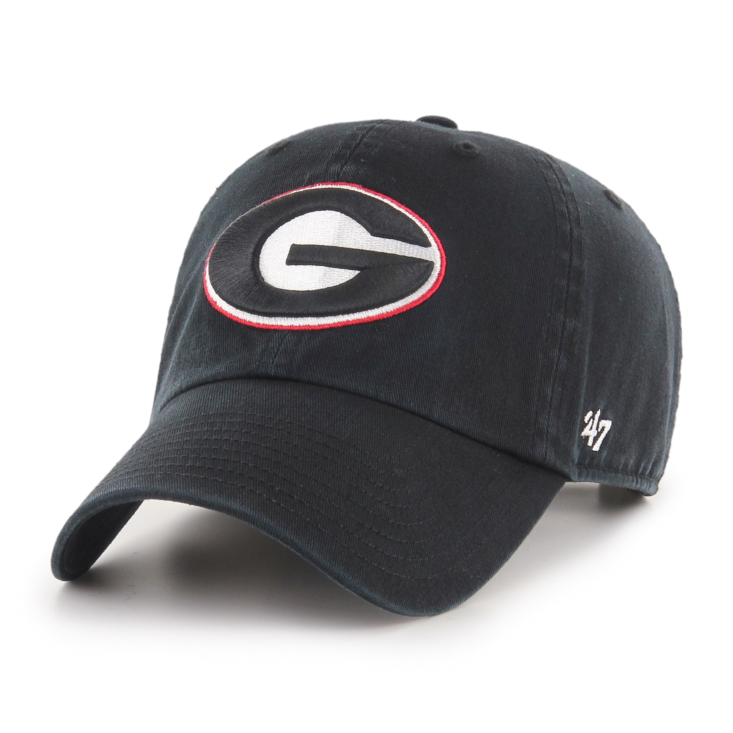 47 Brand Georgia Bulldogs Adjustable Baseball Cap - Black | Stylish & Comfortable Hat for Fans, Outdoor Sports, and Casual Wear