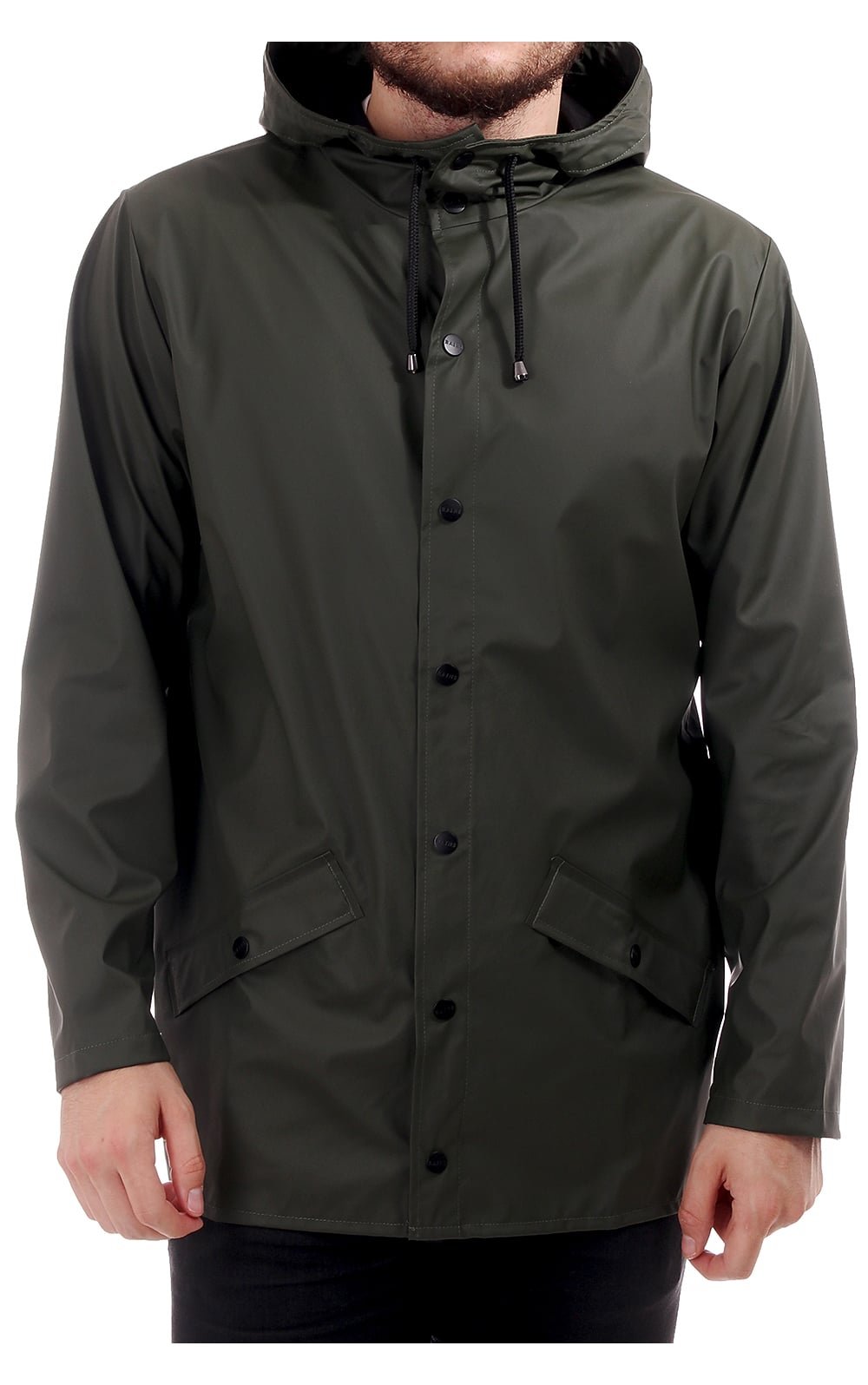 Rains Women's Waterproof Rain Jacket - Lightweight Windproof Hooded Coat for Outdoor Hiking, Commuting & Travel