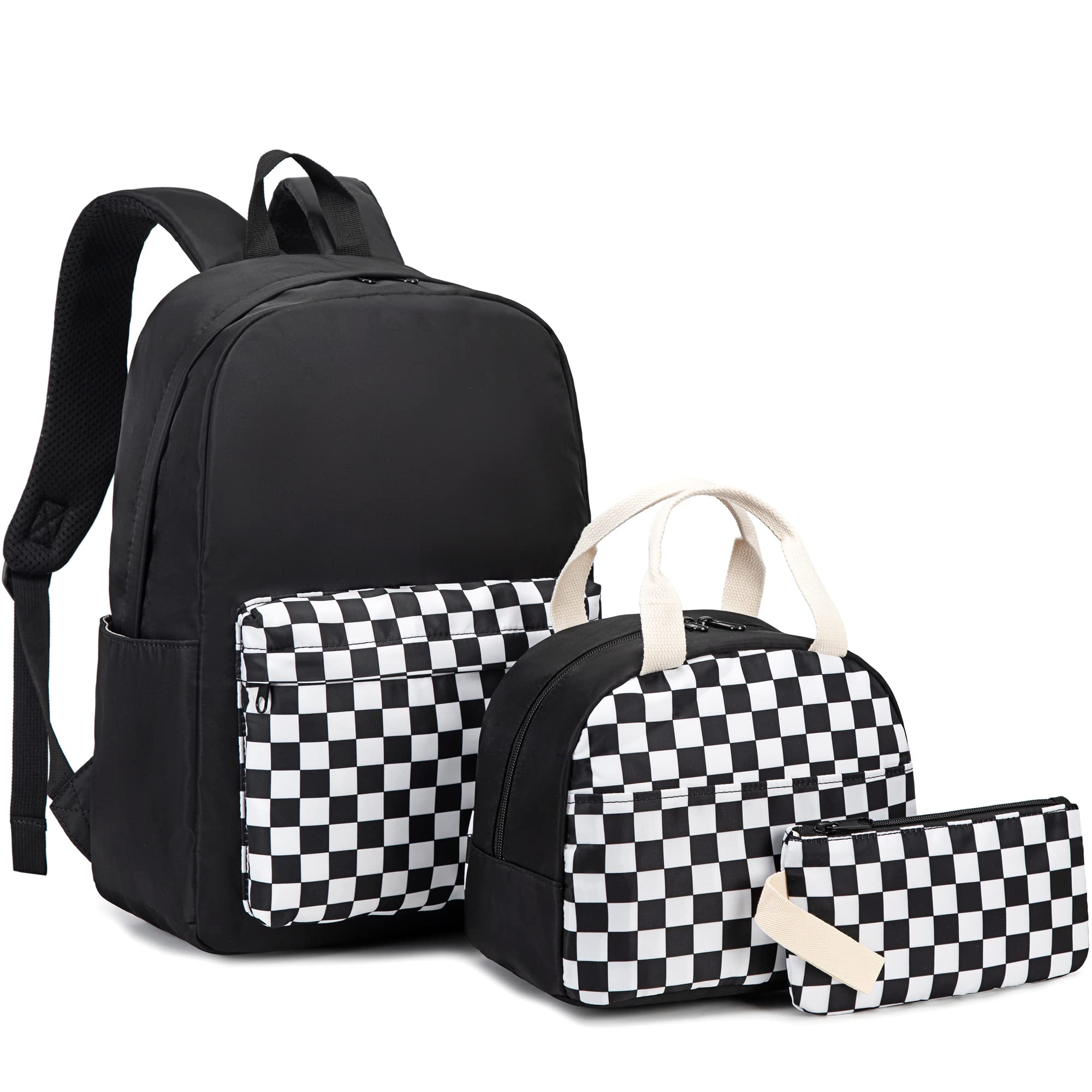 Girls School Backpack for Kids & Teens - Cute Elementary & Middle School Bookbag Set with Lunch Bag & Pencil Case - Perfect for School, Travel & Daily Use
