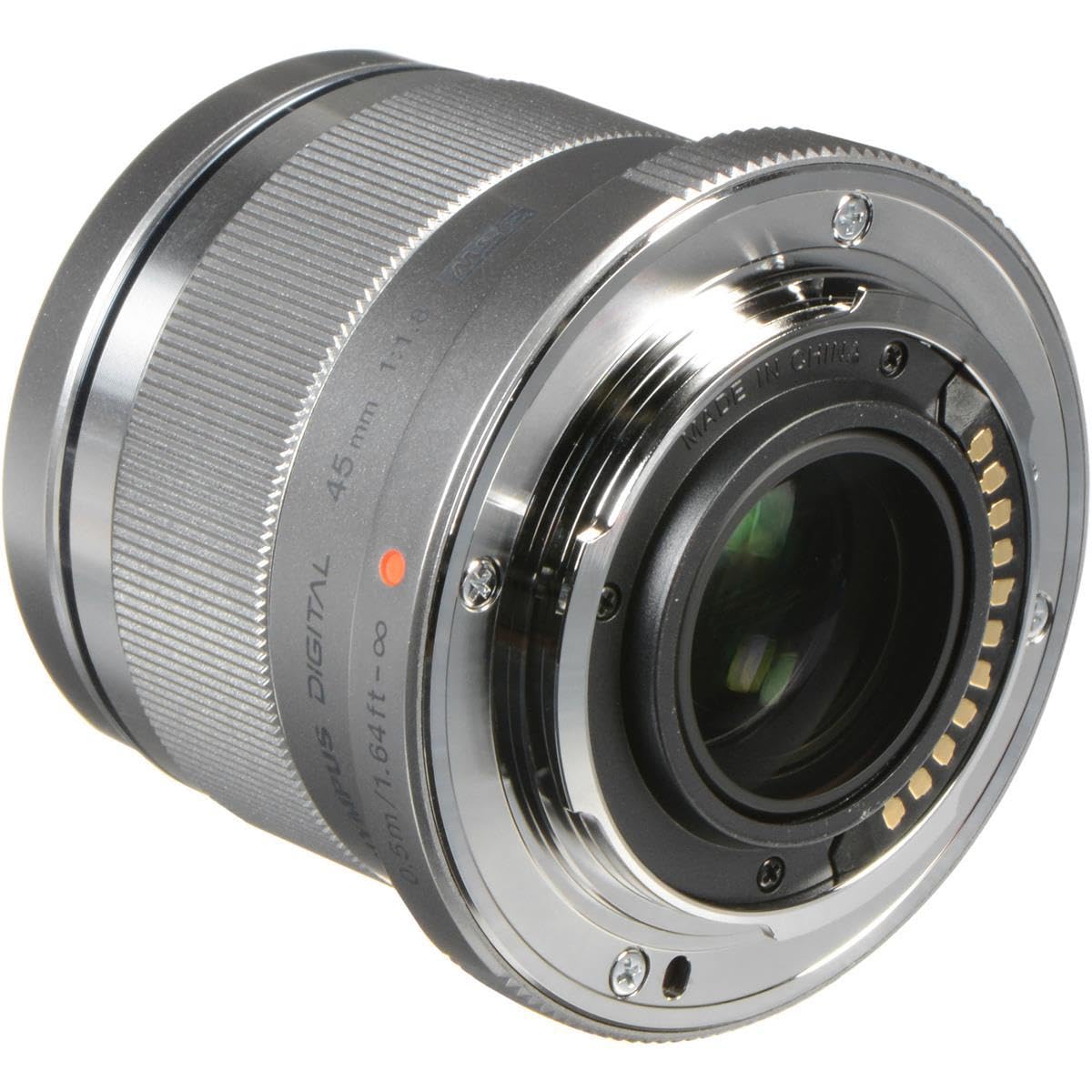 Olympus M.Zuiko Digital ED 45mm f/1.8 Silver Lens for Micro Four Thirds Cameras - Perfect for Portraits, Street Photography & Low Light Shooting