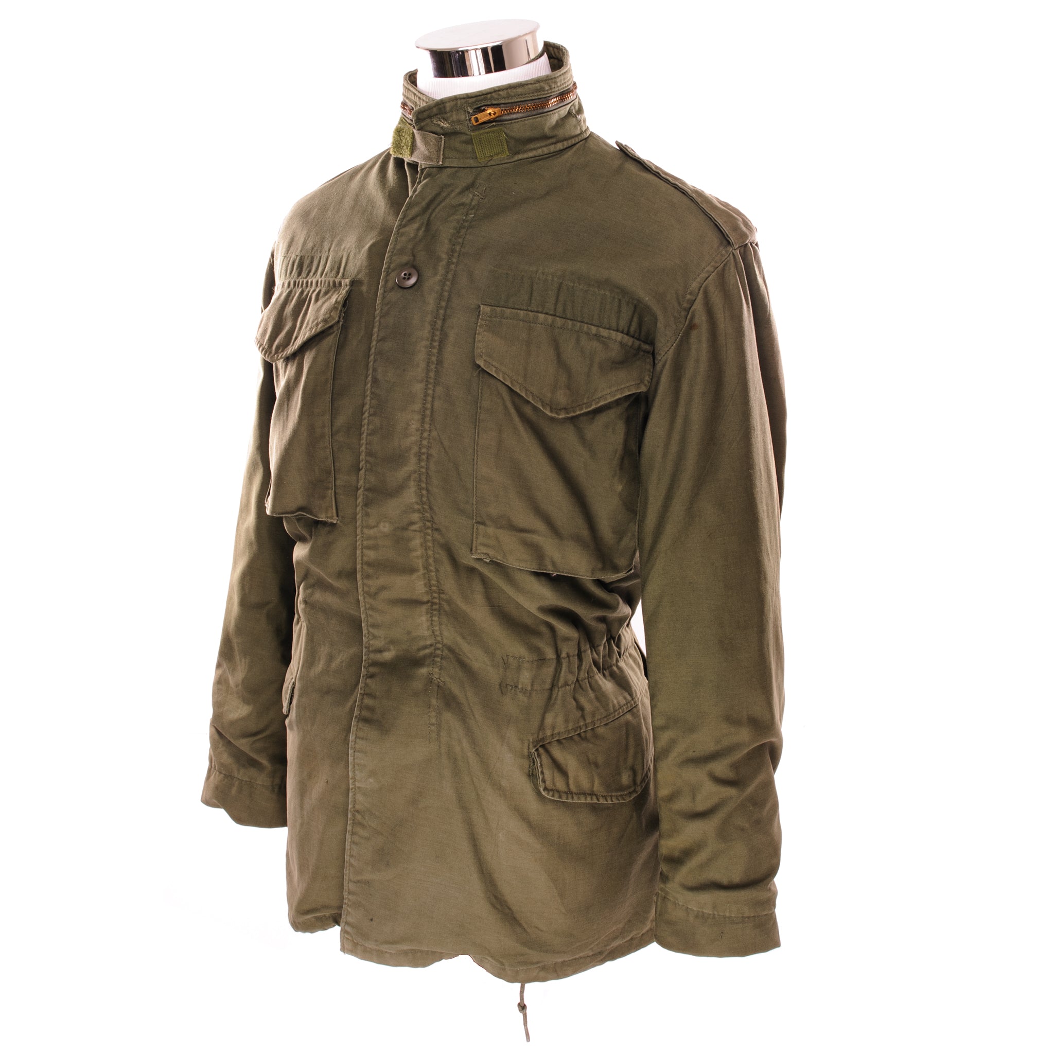 Vintage US Army M-1965 M65 Field Jacket - 1981 Small Long Size - Military Green Outerwear for Men - Perfect for Outdoor Adventures, Hiking, and Casual Wear